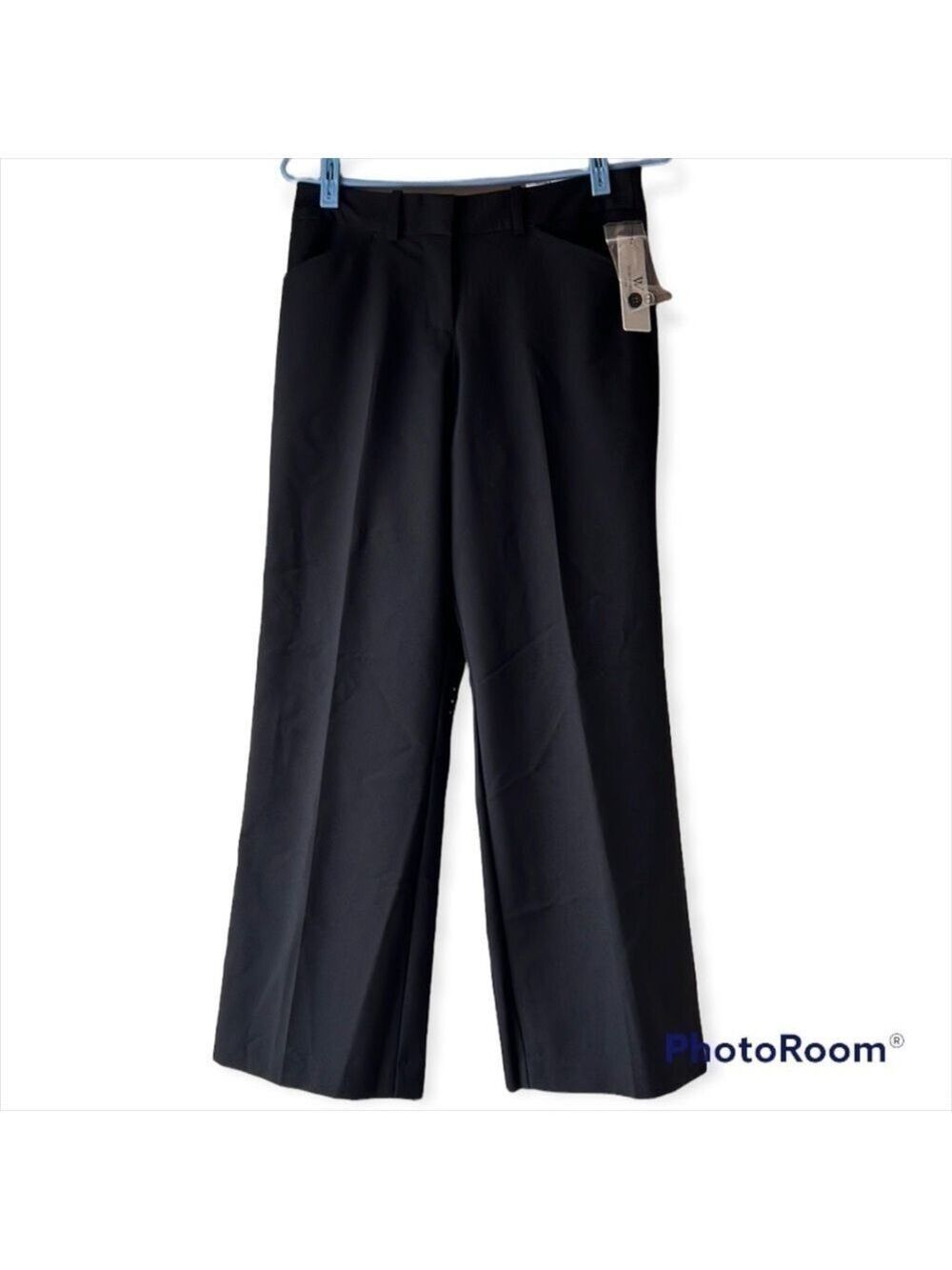 Worthington Black Modern Fit Trouser Leg Pant Size 4P
